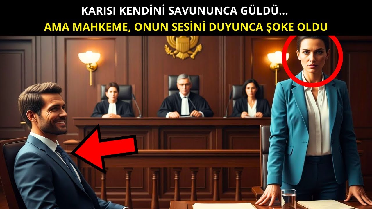 KARISI KENDİNİ SAVUNUNCA GÜLDÜ… MAHKEME ONUN SESİNİ DUYUNCA ŞOKE OLDU