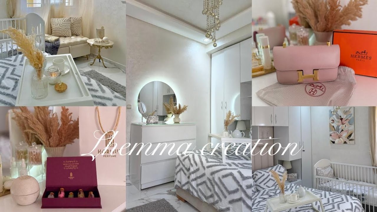 روتين الطاقة الإجابية🎀 تغيير ديكور غرفة النوم بتفريشة جديدة🎀 غرفة 5🎖️ عناية وهدايا زوينة🎀🎀