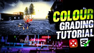 1410 Gaming Colour Grading Tutorial in Capcut || FF montage editing tutorial ||
