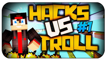 HACK VS TROLL!!! Minecraft 1.8 SKY WARS 2020