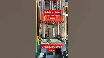 Press-fit hydraulic press for manufacturing rotating stator #hydraulicpress #copper #china #machine