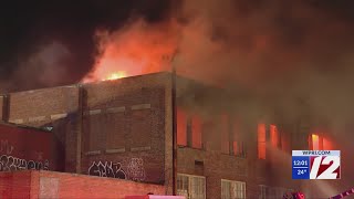 Officials recommend tearing down former Fall River school after massive fire