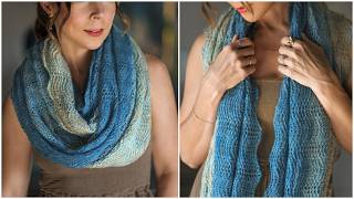 How to Knit the Mandevilla Cowl | Easy Lace Knitting Tutorial for Beginners