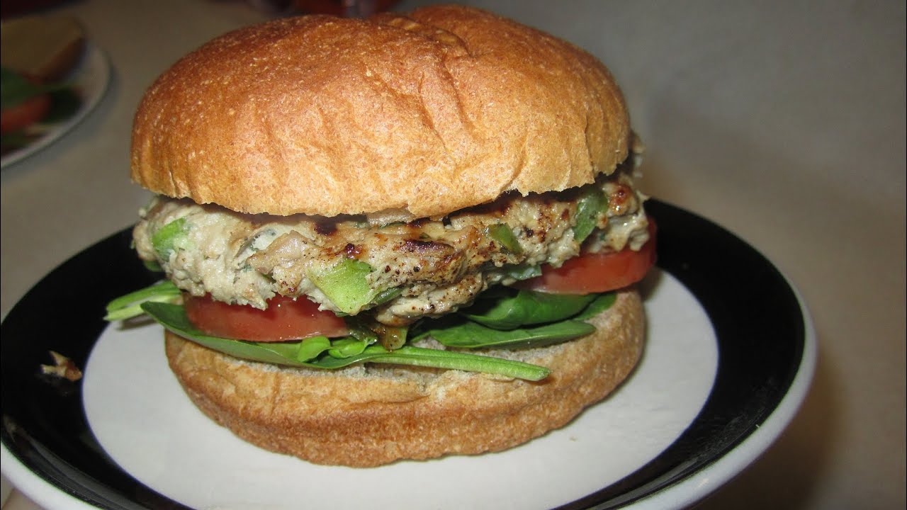 Easy, healthy, high protein turkey burgers YouTube