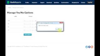 Fire Sprinkler Inspection Software Customization screenshot 2