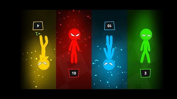 Stickman Party All Random Funny MINIGAMES 1234 Player Games 2022 Gameplay stickman_party_1234 game