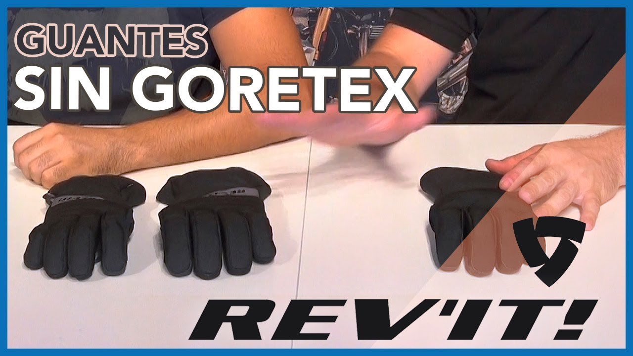 Guantes Revit moto: Upton H2O y Anderson -