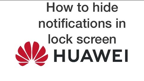 #Huawei   How to hide notifications in lock screen in huawei.
