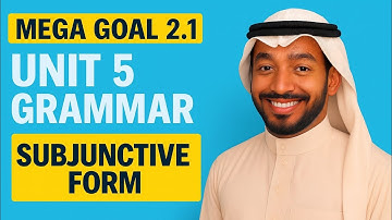Mega Goal 2.1 Unit 5 Grammar | The Subjunctive Form Explained with Examples for Saudi Students