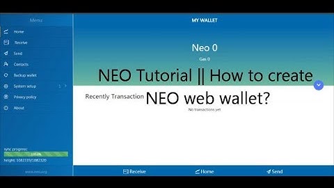 How to create NEO (AntShares) web wallet step-by-step || NEO Tutorial ||