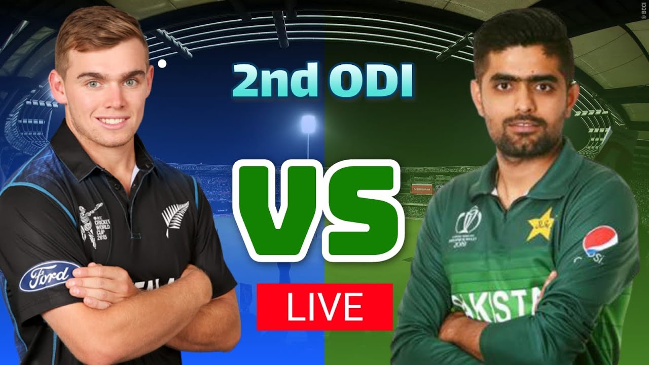 🔴LIVE Match Pakistan vs Newzealand PAK vs NZ 2nd ODI livestream