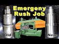 Emergency shaft build for a peddinghaus bandsaw  manual machine shop