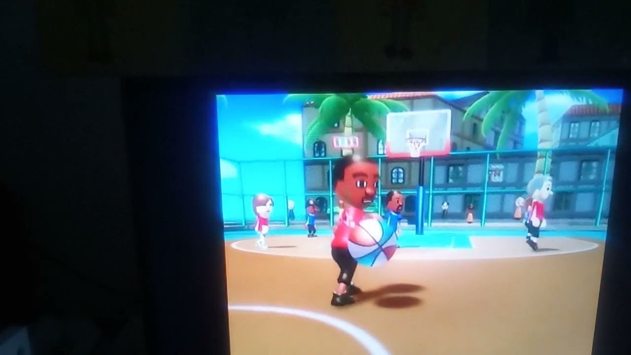 Wii sports resort basketball: Will Smith VS Chris Rock 