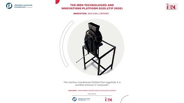 Egg Shell Grinder  | Venah K, Rose B, Maritim S | ITIP2020 Innovators