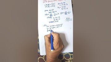 DDA Line Drawing Algorithm Example for end points(5 ,6) and (8,12). Step by Step Discussion #shorts