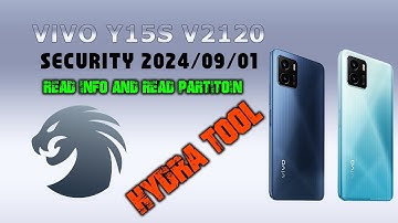 Vivo Y15s (2120) | Security 2024/09/01 | Read Partition Info Done | Hydra Tool
