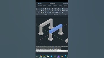 HOW TO CREATE 3D OF COLUMN, FOOTING, BEAM IN AUTOCAD 3D || AUTOCAD FOR BEGINNERS