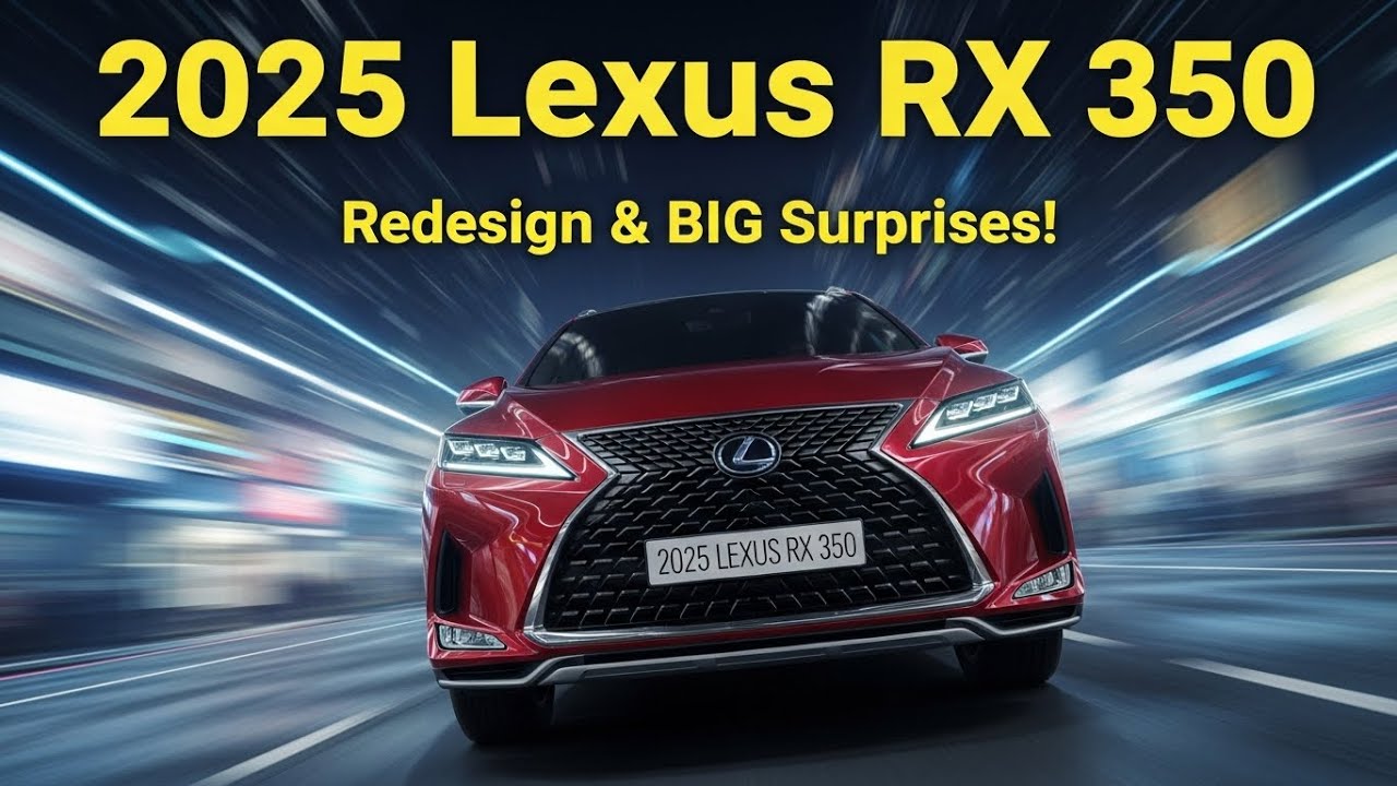 2025 Lexus RX 350 Redesign – Release Date, Trims & BIG Surprises Inside!