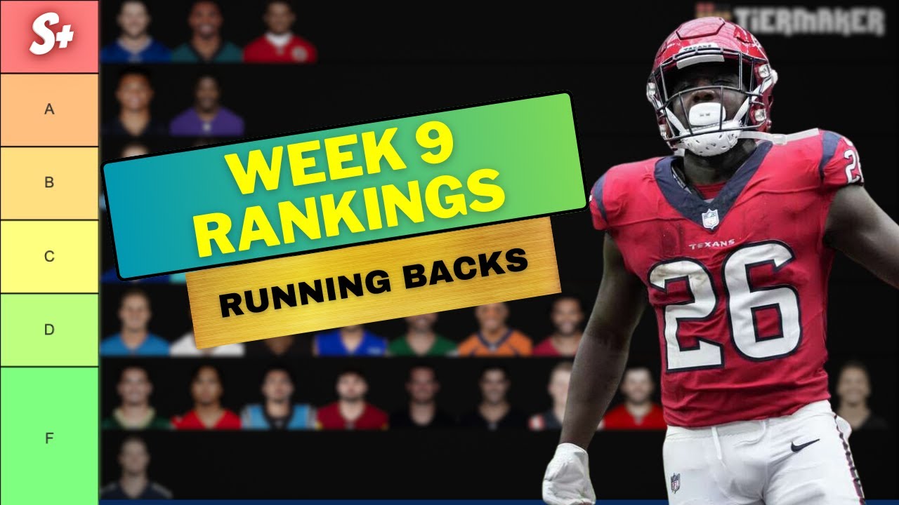 Fantasy Football Week 9 RB Rankings: Kareem Hunt, Devin Singletary, Brian Robinson, Keaontay Ingram