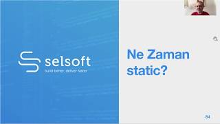 9-İleri Sınıf Ve Nesne Özellikleri 5-Static B-Ne Zaman Static?