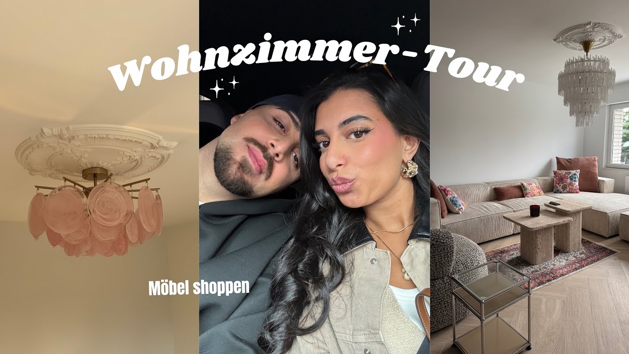 Unsere Wohnung ist fast fertig! 😍 Möbel shoppen, Wohnzimmer-Tour ✨ | SARA & DOLUNAY