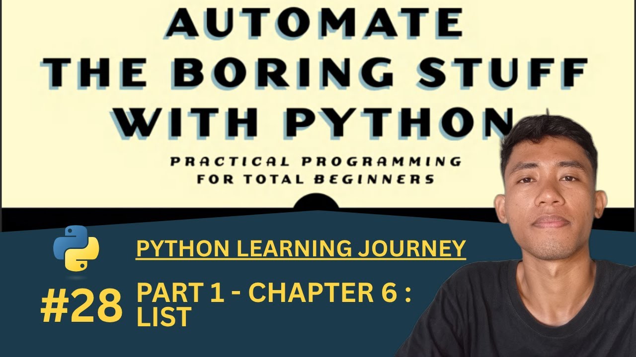 #28 PART I PROGRAMMING FUNDAMENTALS CHAPTER 6 LIST - YouTube