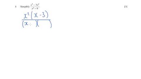 OCR Core 4 January 2006 q1 - Rational Functions/Algebraic Fractions
