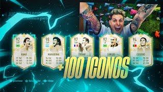 ABRO MAS DE 100 ELECCIONES DE ICONO A LA DESESPERADA | FIFA 21