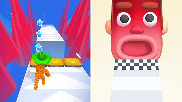 Pixel Rush Vs Sandwich Run- Satisfying Gameplay Walkthrough - All Level Max Tiktok