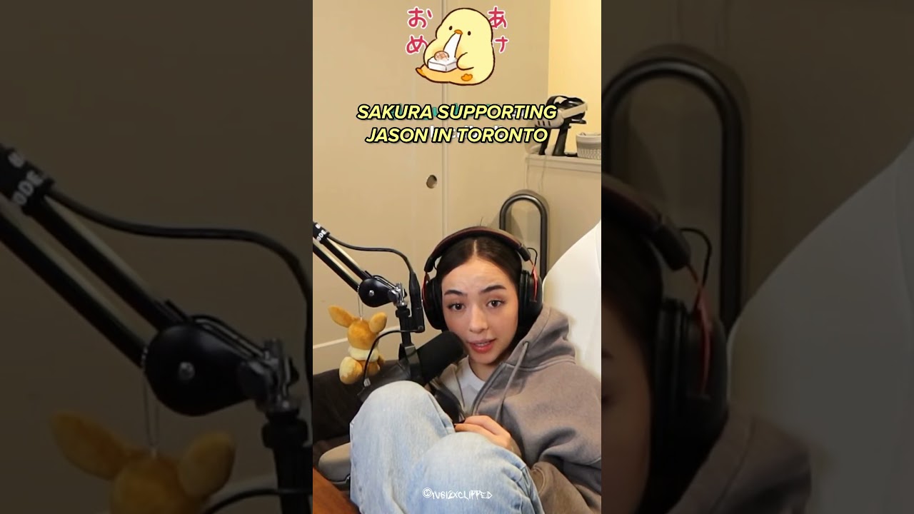 SAKURA SUPPORTING JASON IN TORONTO ❤️ 