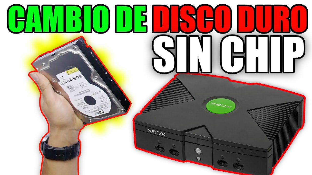 callejón Gángster material COMO CAMBIAR EL DISCO DURO DE LA XBOX CLASICA?, SIN CHIP, SIN SOLDADURA,  SIN CONOCIMIENTO DE MODDING - YouTube