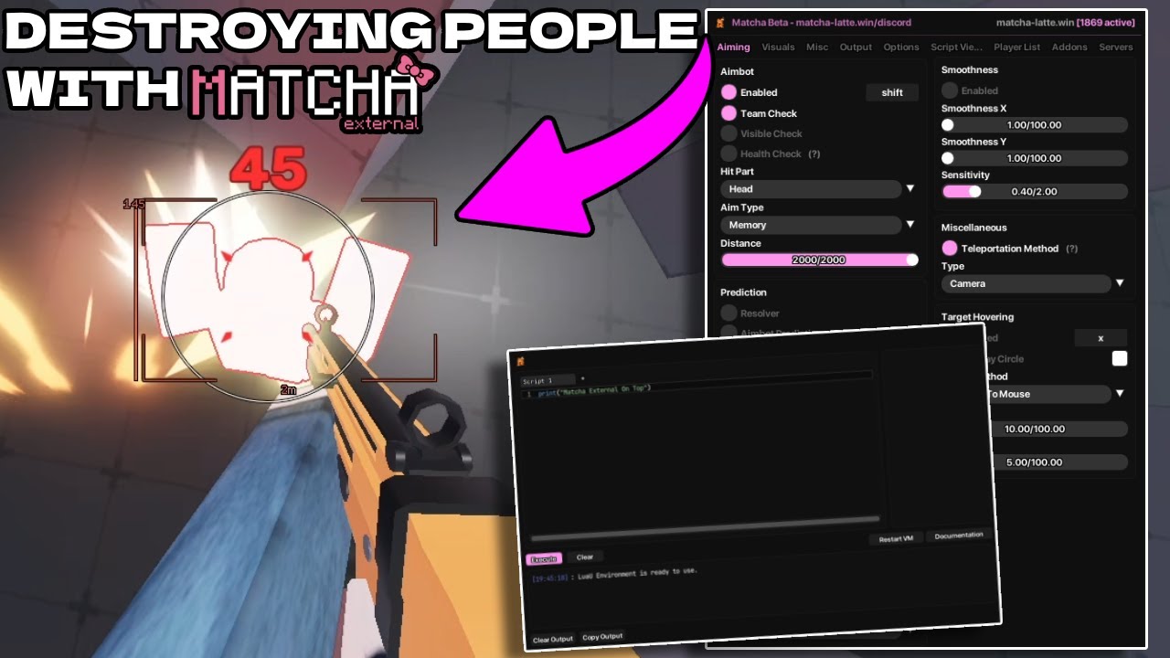 [NEW!] Destroying People On Rivals With Matcha | God Mode, Auto Kill ...