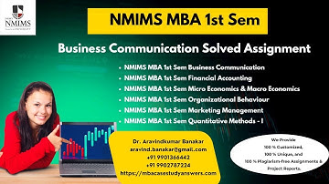 SVKM Narsee Monjee Dec 2024 EMBA Solved Assignments I Narsee Monjee Dec 2024 MBA  Solved Assignments