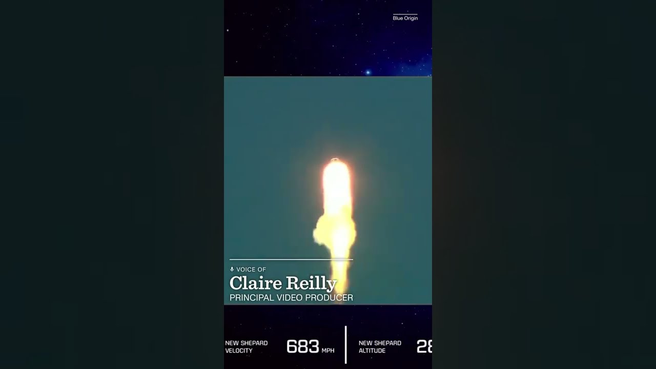 Blue Origin Rocket Fails Midflight #shorts