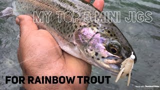 My trout rod setups and top 3 mini jigs  Eastern Sierra Trout Fishing 