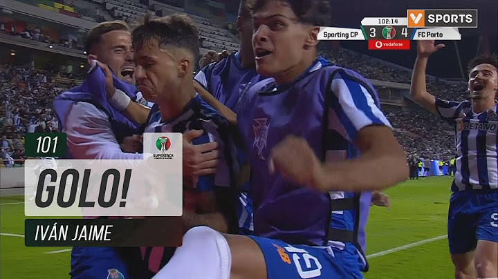 Golo Iván Jaime: Sporting 3-(4) FC Porto (Supertaça 24/25)