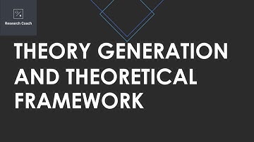 Theory Generation and Theoretical Framework - Part 2