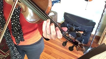 Violin C major scale 2 octaves..shifting 1st position into second