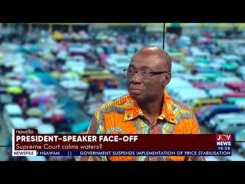 President-Speaker Face-off: The President&#039s Secretary has led him down - Dr. Kwabena Donkor.
