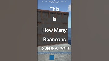 How Many Beancan Grenades To Break All Walls Rust Console