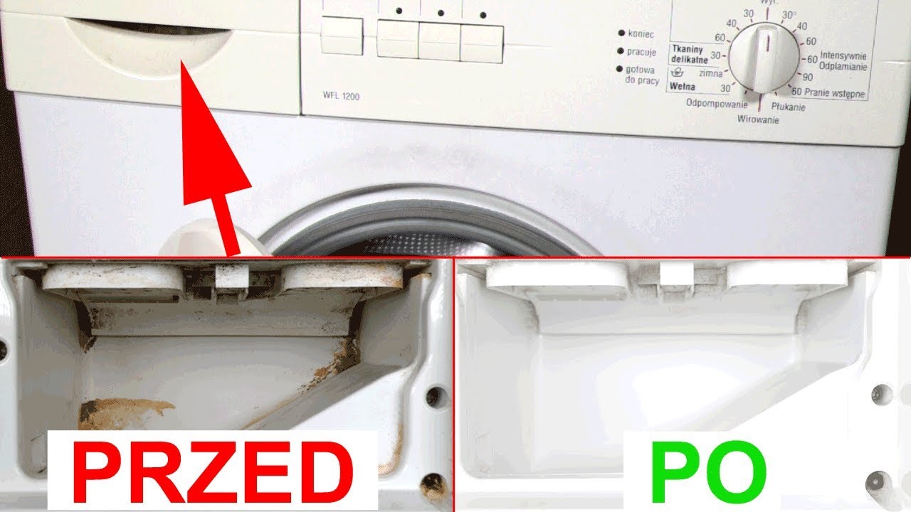Jak gruntownie wyczyścić pralkę i pozbyć się nieprzyjemnego zapachu z bębna  | Domowy sposób - YouTube