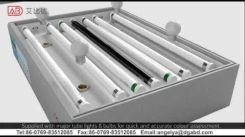 Assemblling of color assessment cabinet,color matching box,color light box