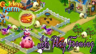 Golden farm tutorial play - looks like farmville screenshot 3