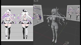 【Aurora project II】 Make Character (0/3) #6| Design + Modeling