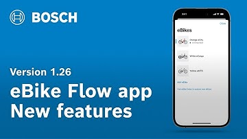 New Features for the eBike Flow app | Update April 2025 | Version 1.26 | Bosch eBike Systems