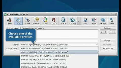 How to convert TS files to play on your DVD player?