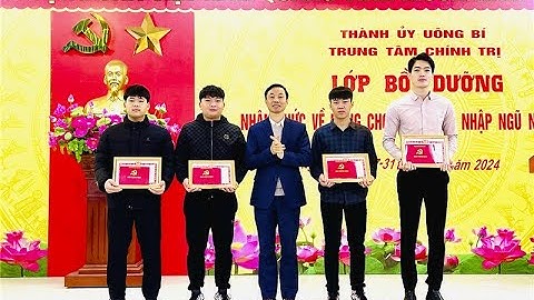 Bế giảng Lớp bồi dưỡng nhận thức về Đảng cho công dân nhập ngũ năm 2024