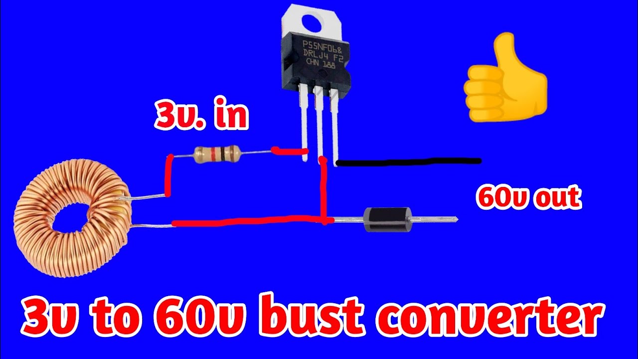 how to make bust converter boost converter circuit boost converter