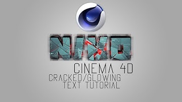 Tutorial | Cracked, Glowing Text In Cinema 4D