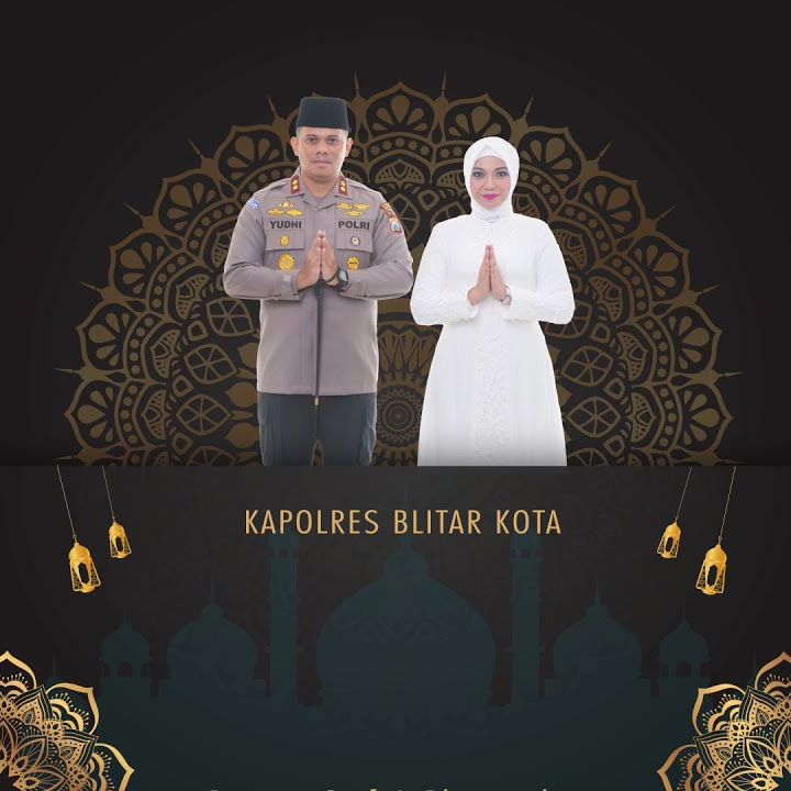 Ucapan & Himbauan Tidak Mudik Lebaran Idul Fitri 1442H Kapolres Blitar Kota AKBP Yudhi Hery Setiawan